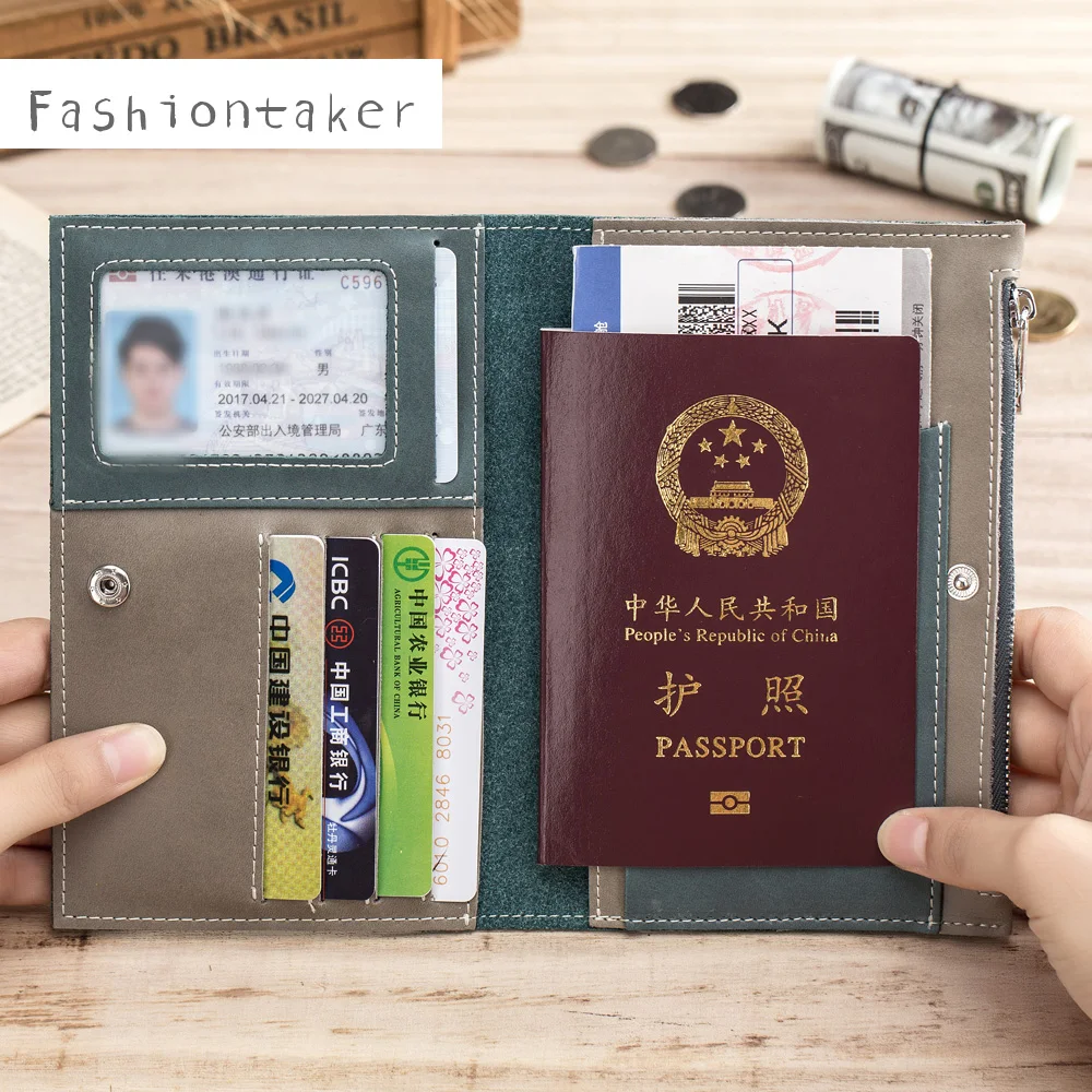 Driver License Bag Split Leather on Cover for Car Driving Document Card Holder 2020 New Passport Wallet Bag Certificate Case