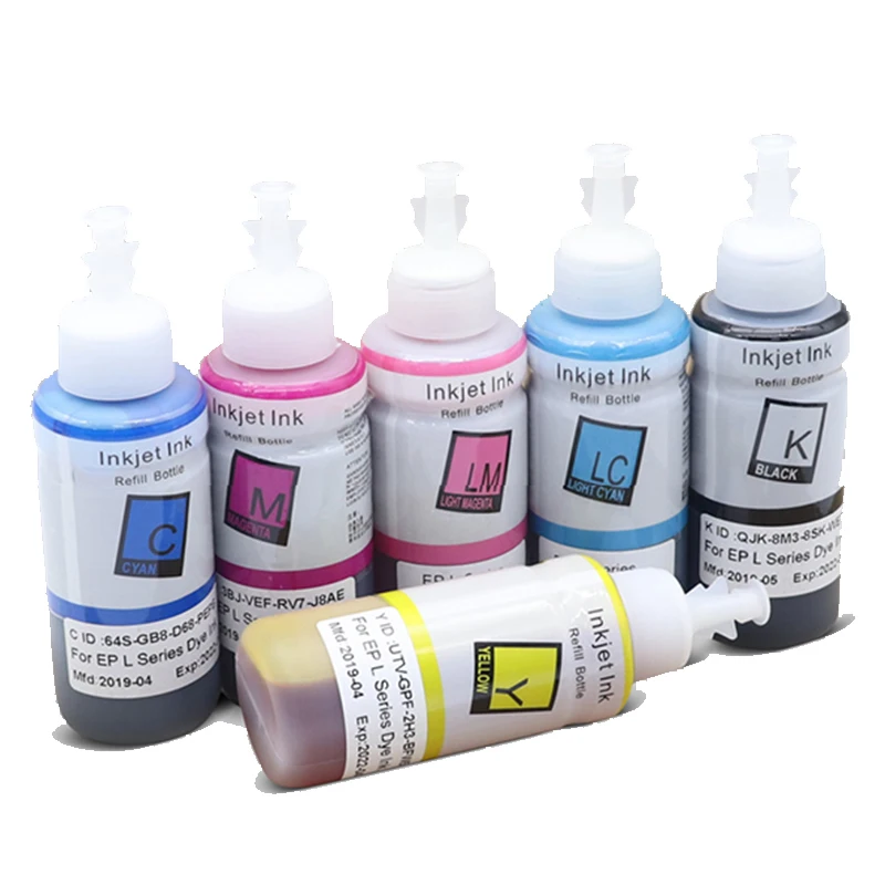 Dye Ink For Epson L120 L132 L222 L310 L364 L380 L382 L486 L566 L800 L805 L1300 ET-2650 Printer T664 Refill Dye Ink For Epson