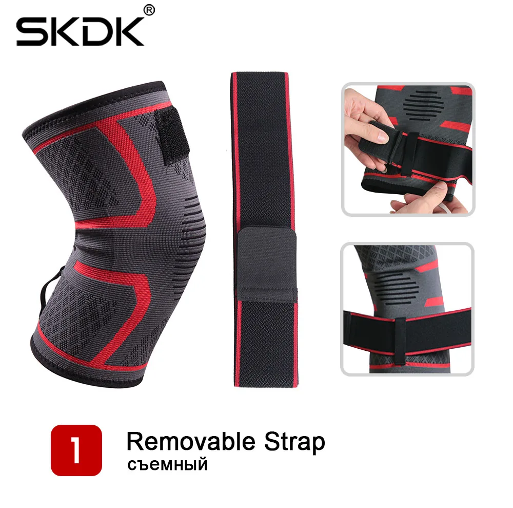 1 قطعة ضغط الرياضة دعامة الركبة دعم مرونة تنفس كرة السلة الركبة وسادة اللياقة البدنية والعتاد الكرة الطائرة تشغيل الركبة حامي