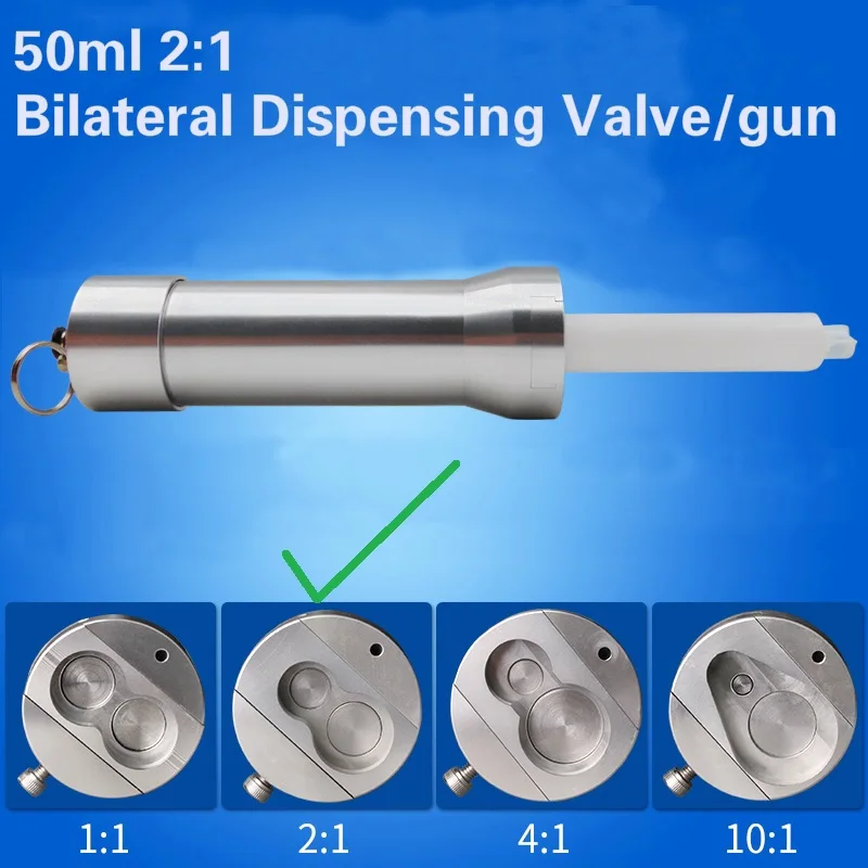 

50ml 2:1 Two-component Glue Bilateral Precision Dispensing Valve/Dispensing gun