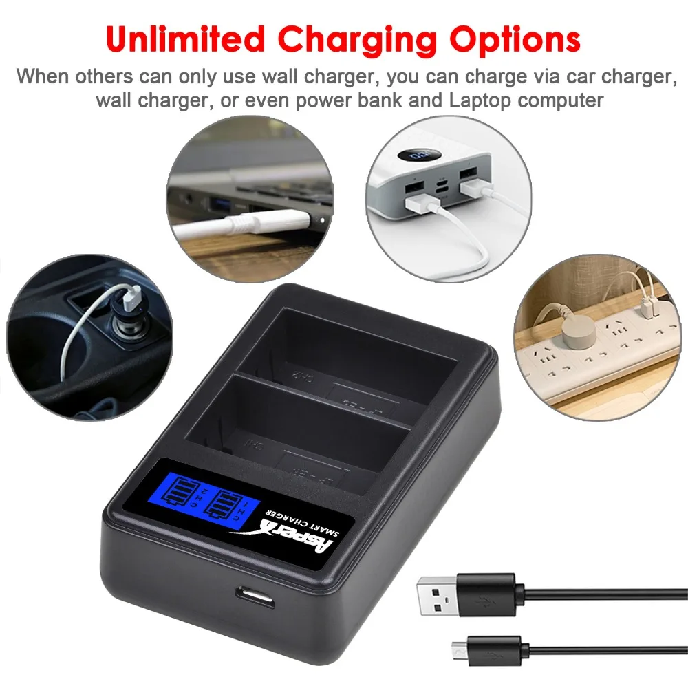 2650mAh LP-E6 LP-E6N 배터리 LPE6 LP E6 E6N Bateria + 캐논 EOS 5D Mark II III 50D 6D 60D 7D 70D 80D 90D EOS R 용 듀얼 충전기