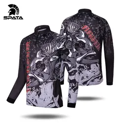 2025 New SPATA Fishing Shirts Long Sleeve Fishing Jersey Outdoor Sport Clothing Anti-uv Sun Protection Quick Dry Fishing Clothes