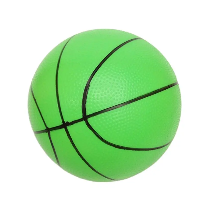 Bola de basquete inflável para crianças, brinquedo esportivo, vermelho, amarelo, verde, laranja, PVC, crianças, presentes do bebê, menina, menino, 15cm