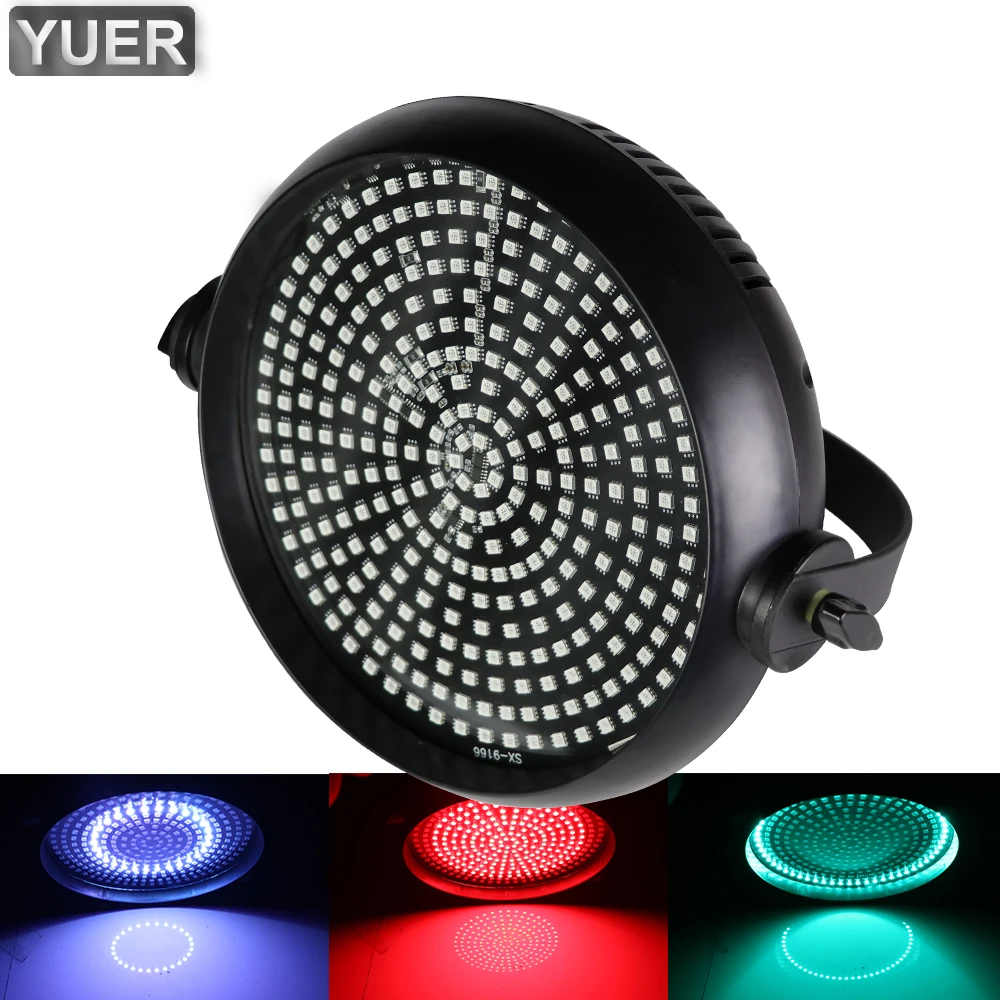 2021 351pcs RGB 3IN1 Strobe Par Light IP20 Waterproof Disco Flashing Light DMX512 Stage Party Effect Lights For DJ Bar Club KTV