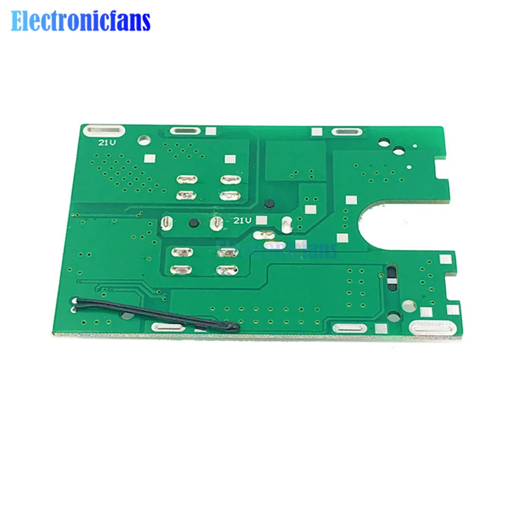 Placa de protección de batería de litio de iones de litio, 5S, 18V, 21V, 30A, BMS, PCB 18650, destornillador, módulo de placa de cargador para