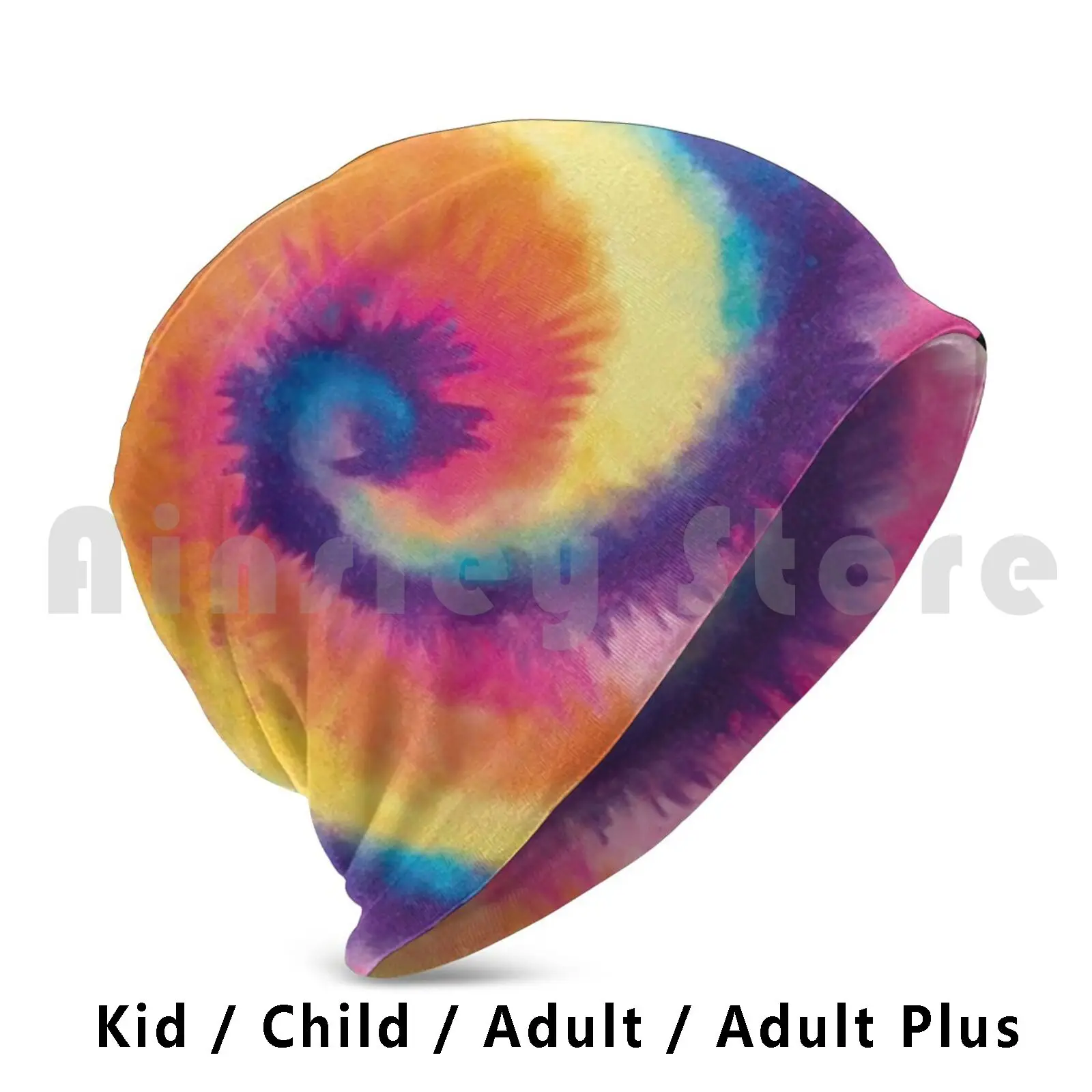 Tie Dye Beanies Print | Tie Dye Face Cover | Adult & Youth Tie Dye Beanie | Tie Dye Gifts | Tie Dye Items Print Washable