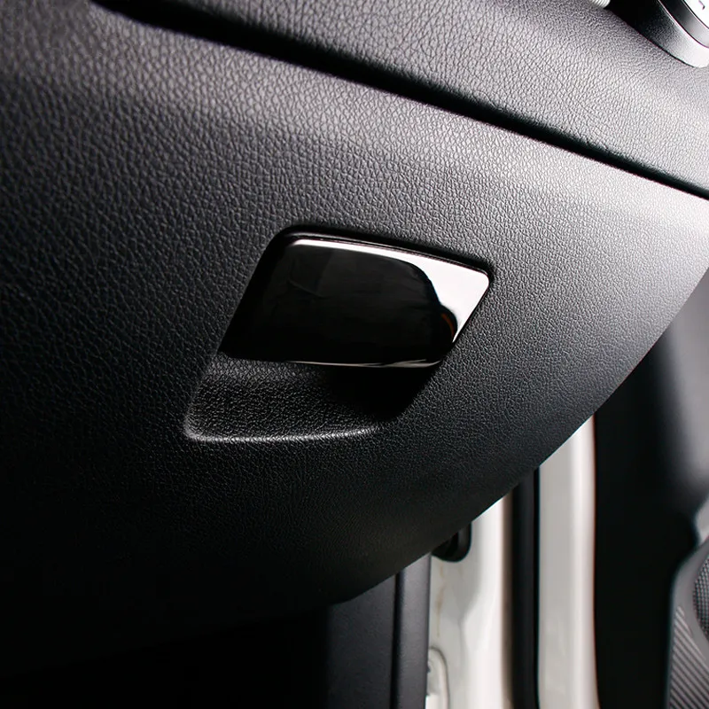 Car Co-pilot Glove Box Handle Switch Panel Decoration Sticker Trim For Mercedes Benz GLA X156 CLA C117 A Class Interior Styling