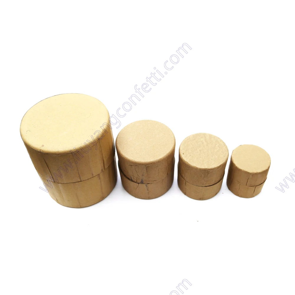 3 4 5 6 inch Cilindrisch Paper cup Hemisphere Casing Cylinder Display Shell Cover Material Part for Wedding Firework Pyrotechnic