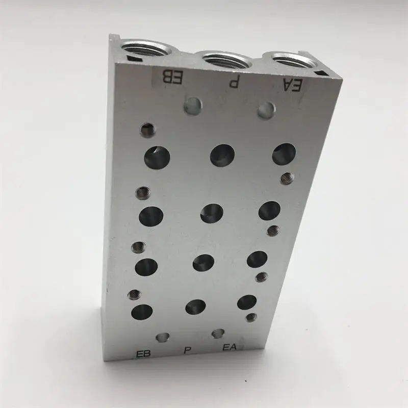 SS5Y3-20-14-15-16-17  SS5Y5-20-02 03 04 05 manifold solenoidvalve base SY3000 series solenoid valve junction plate