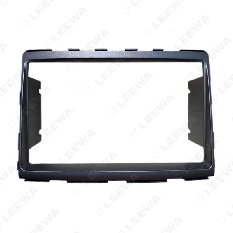 LEEWA Car Refitting 2DIN Stereo Radio DVD Frame Fascia For SSangyong Rodius 2013 Panel Dash Trim Kits #CA5243