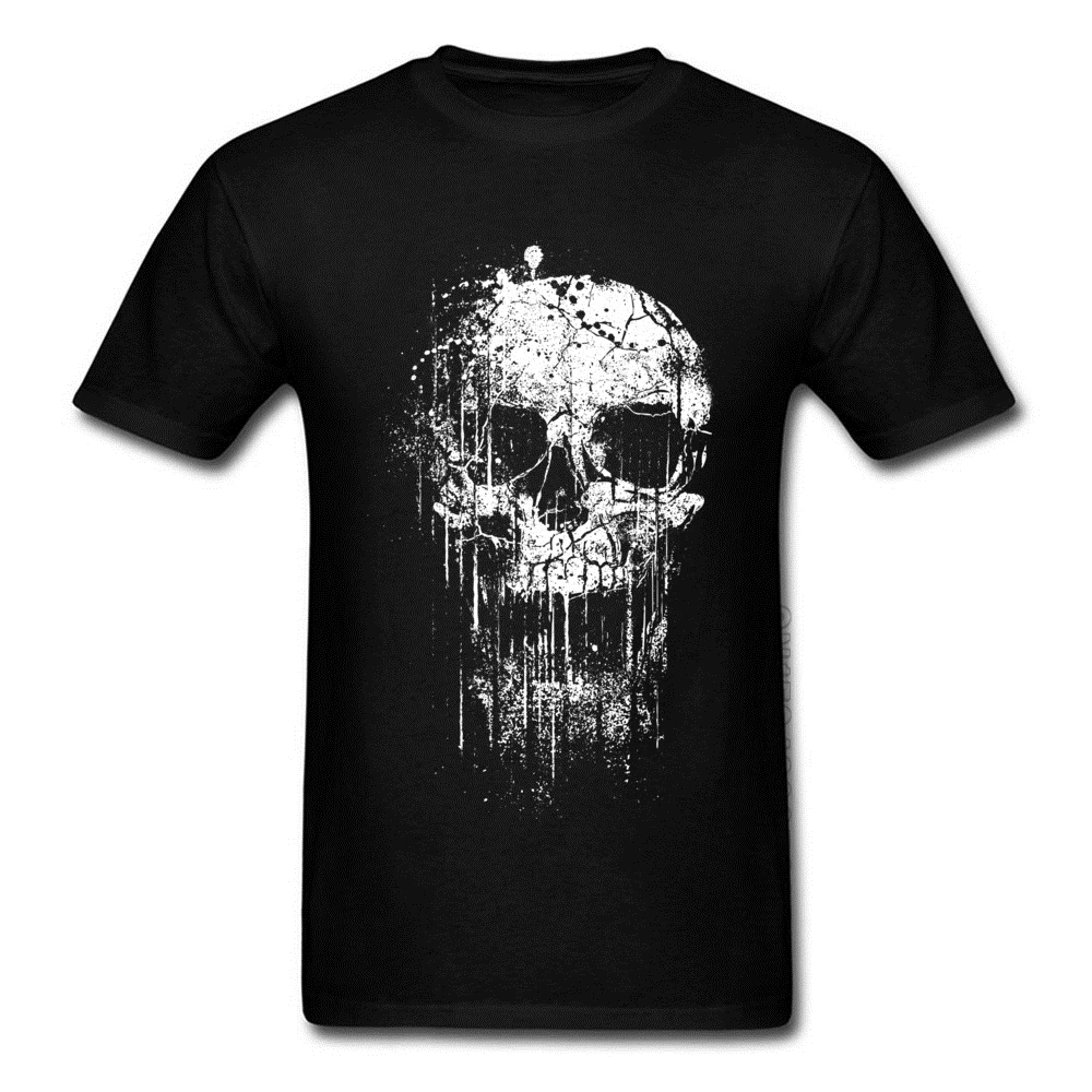 Camisa T Shirt Cool Skull New Design Short Sleeve Men\'s Tshirts Famous Brand Fashion Summer T Shirt Crewneck Free Shipping