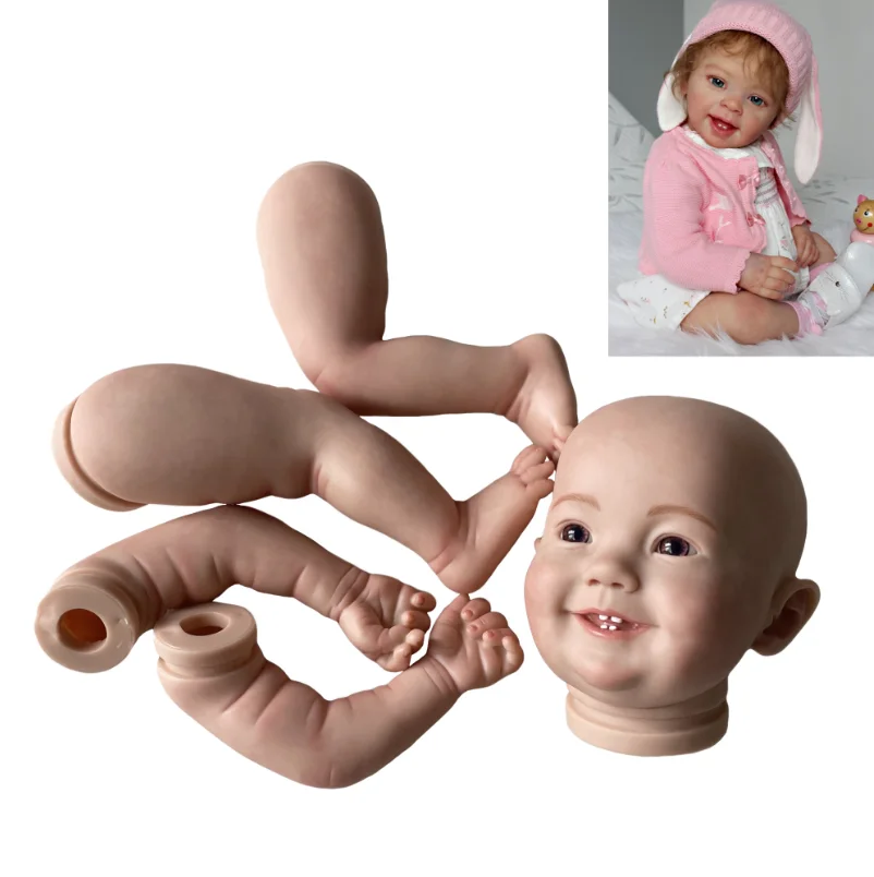 Painted Reborn Doll Unassembled Semi-finished Kits Tutor De Brinquedos Educativos Para Crianças