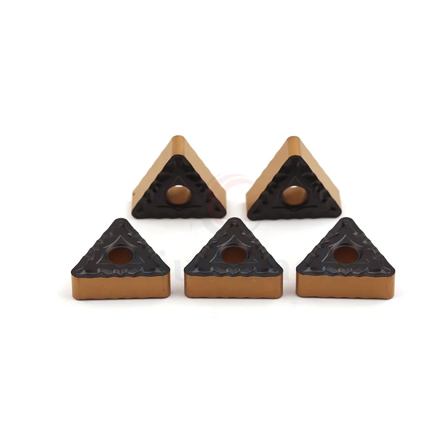 10PCS TNMG160404-CQ LF9218 TNMG160408-CQ LF9218 high quality carbide insert, rotatable twocolor turning tool， CNC machine tools