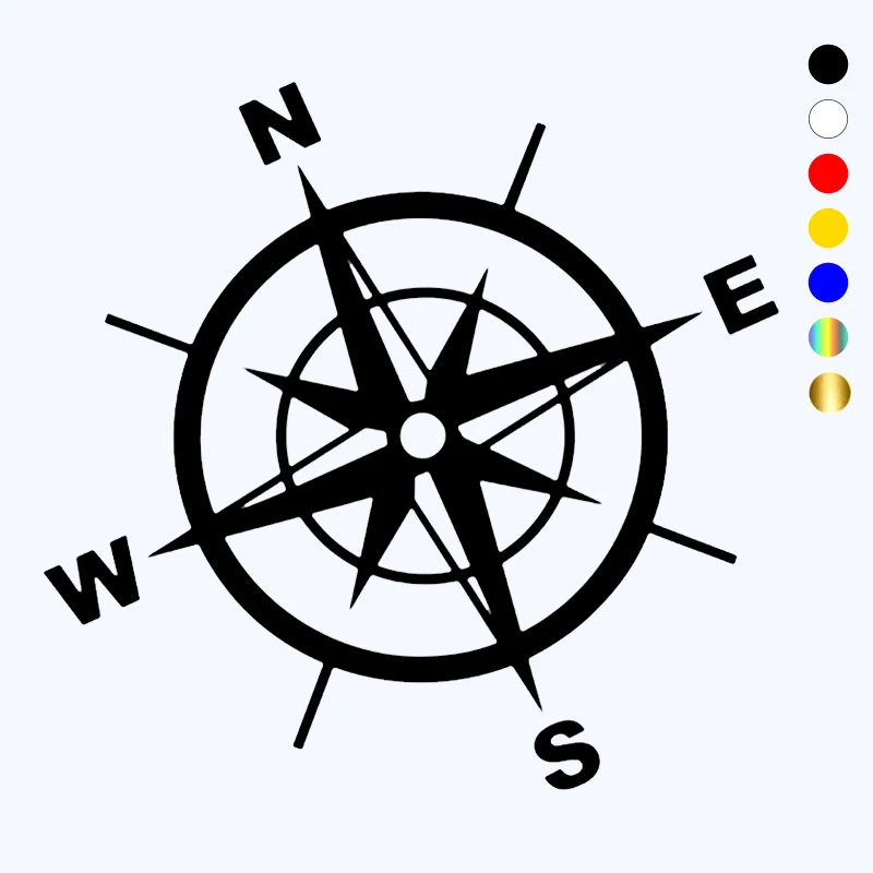 

CK3185#15*14.6cm wind rose funny car sticker vinyl decal white/black car auto stickers for bumper rear window