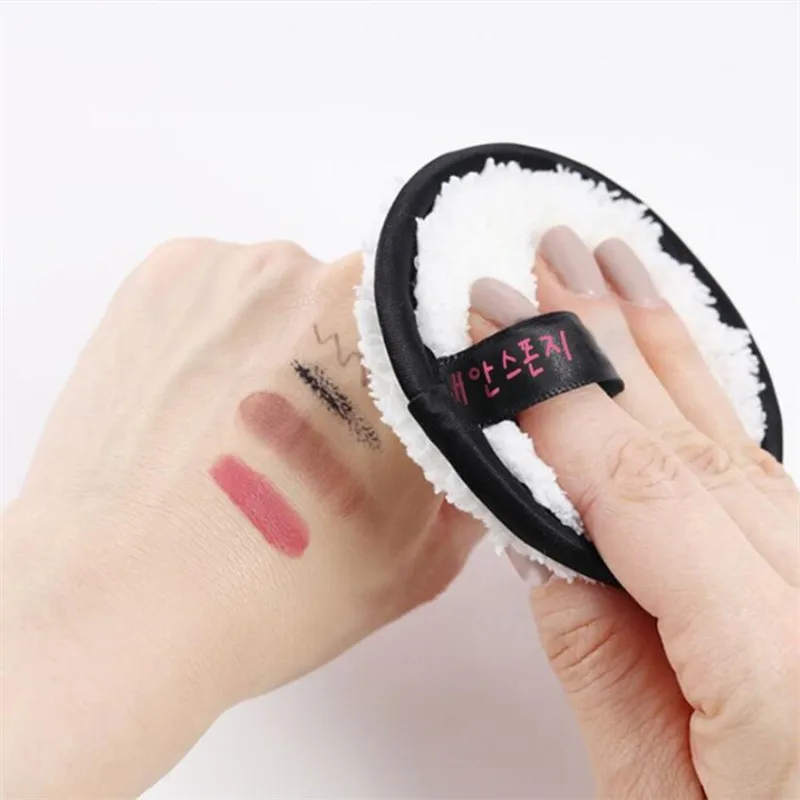 Mikrofaser-Reinigungstücher Gesichts-Make-up-Entferner Pads Baumwolle Doppelschichtige Gesichtsreinigungstücher Wiederverwendbare Nagelkunst-Reinigungstücher – Detail 2