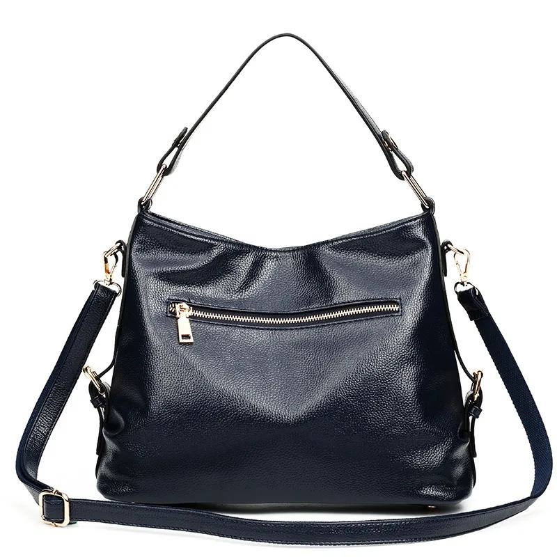 Shoulder Bags for Women Leather Handbags Designer Vintage Retro Tote E25