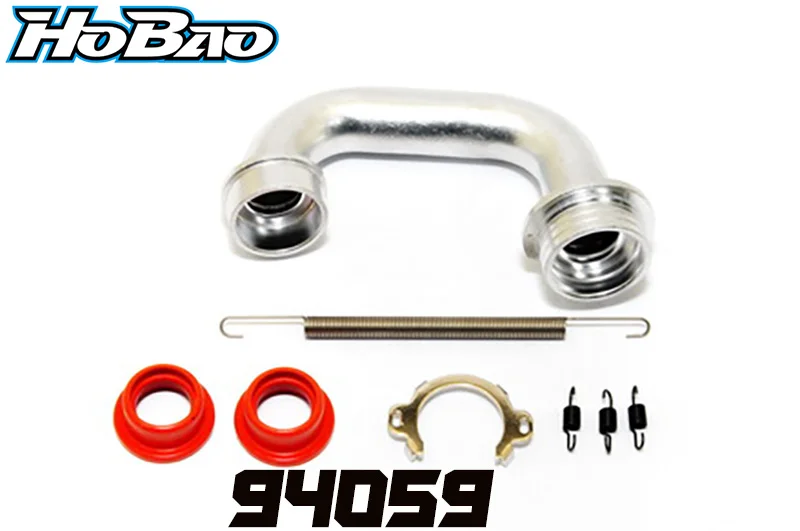 OFNA/HOBAO RACING  94059 EXHAUST MANIFOLD SET FOR 1/8 HYPER MT/MT PLUS MONSTER TRUCK