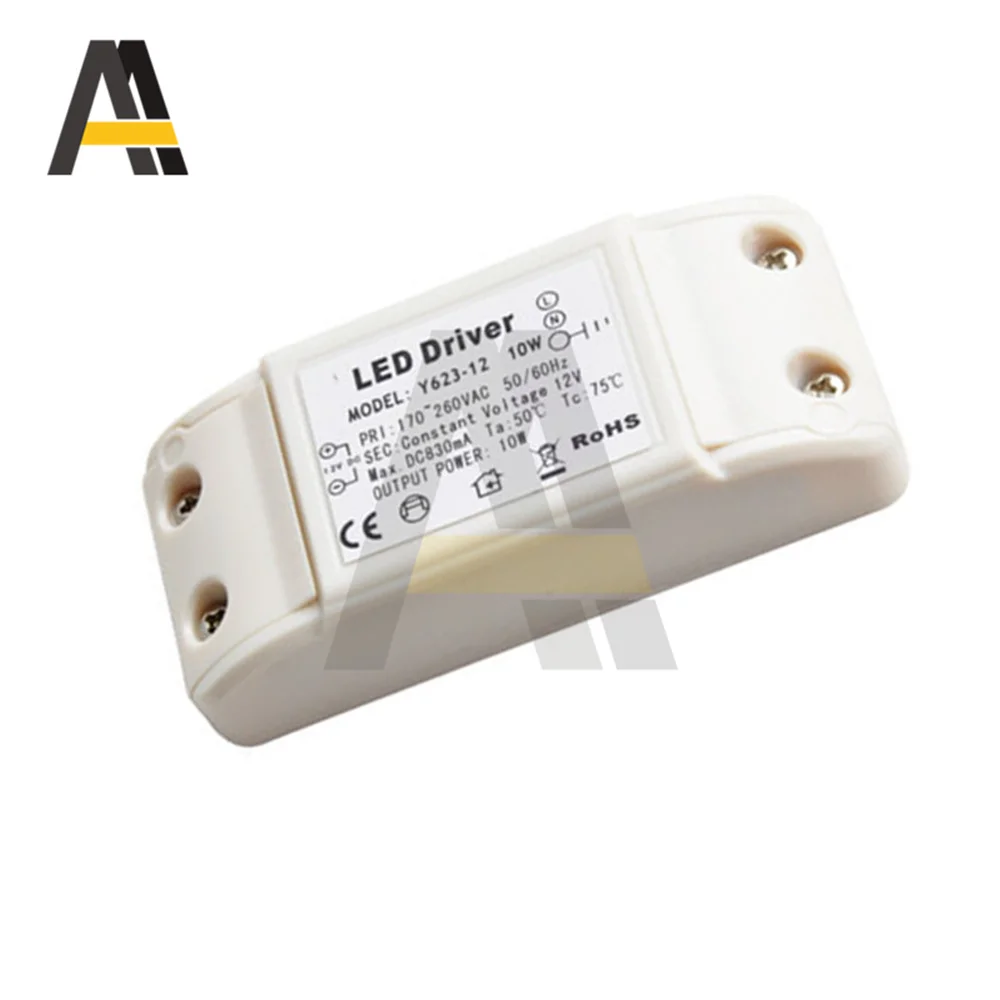 Driver LED 6W 10W corrente costante 500mA 830mA Watt trasformatori di illuminazione alimentatore lampadina Driver trasformatore convertitore