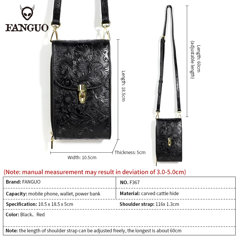 2020 Genuine Leather Crossbody Bag For Women Multifunction Wallet Card Slots Phone Holder Shoulder Bags Ladies Messenger Bag