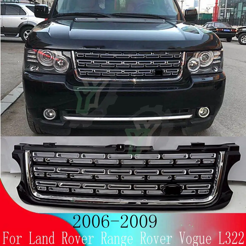 

For Land Rover Range Rover Vogue L322 2006 2007 2008 2009 Car Accessory Front Bumper Grille Centre Panel Styling Upper Grill