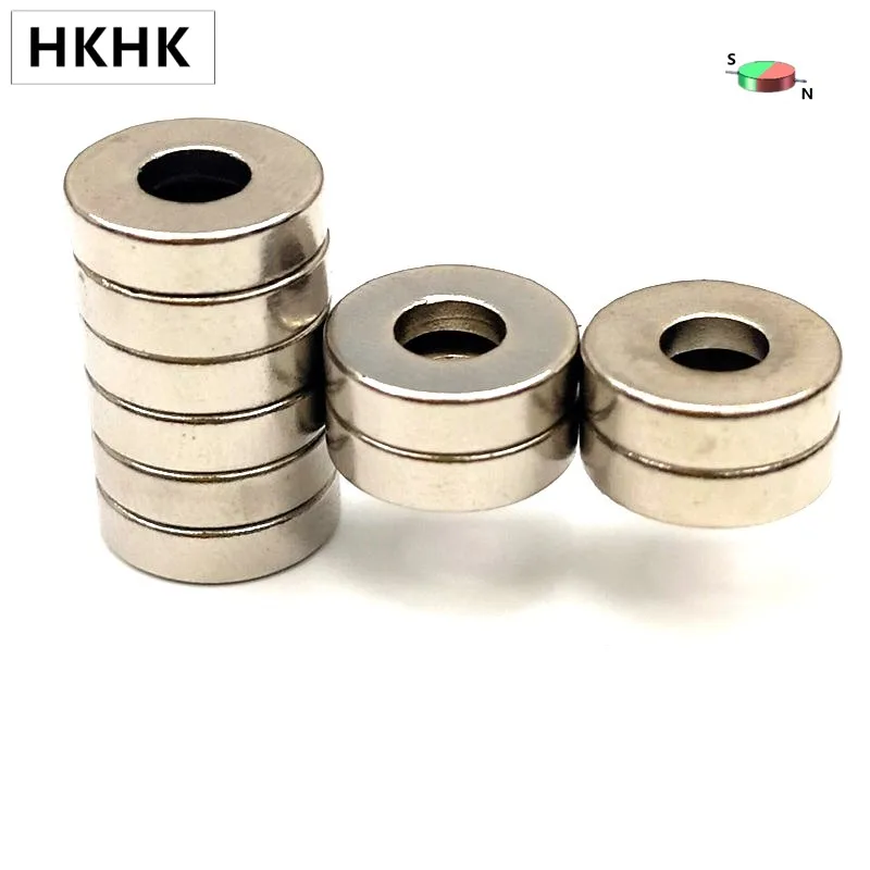 10 20 50pcs/lot NdFeB Magnet Micro Ring OD 8x3x2 mm Rod Diametrically Magnetized Strong Neodymium Permanent Rare Earth Magnets