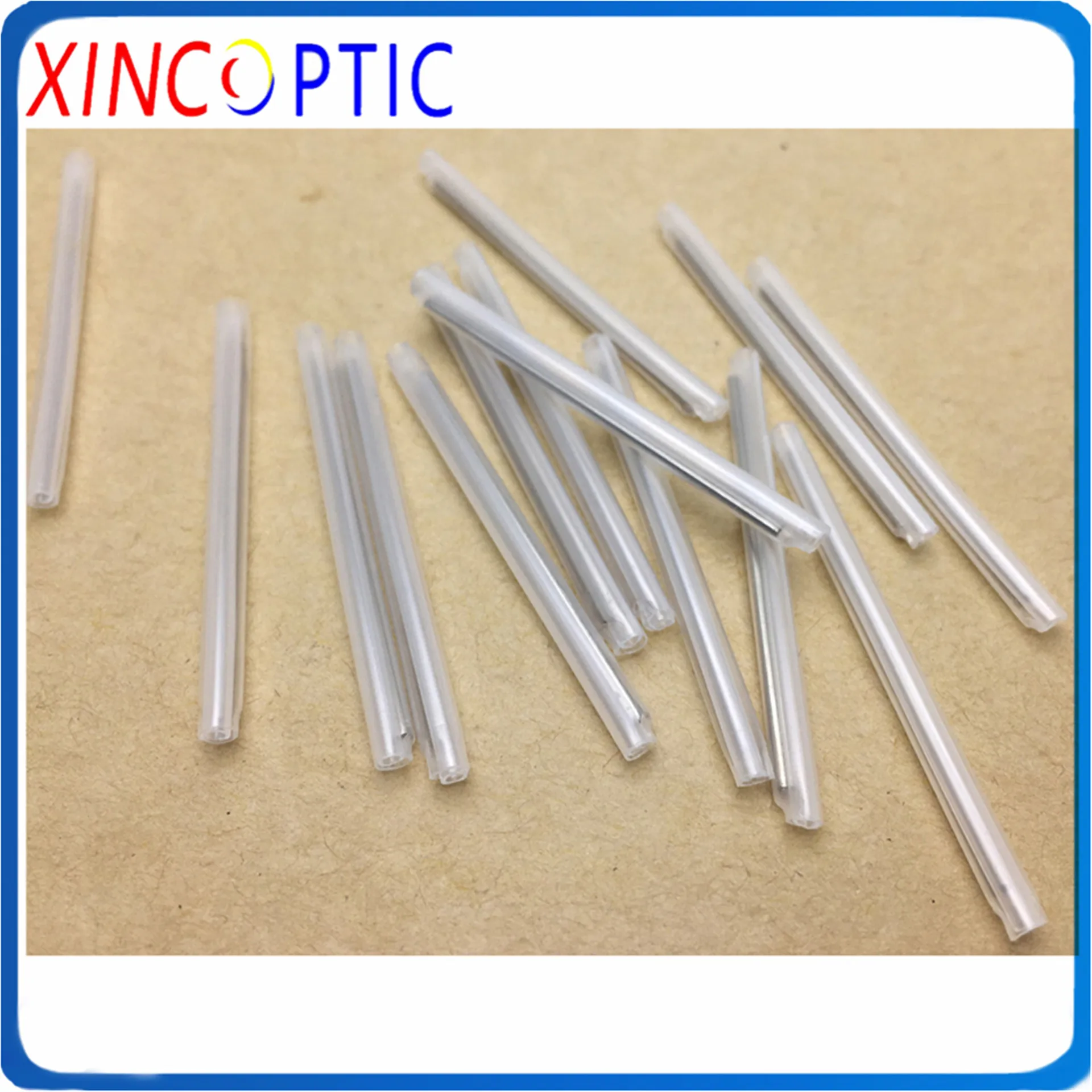 Fiber Cable Shrink Splice Protection 40mm 1.0mm Single Core Protection Sleeve Heat shrinkable Fiber Optical Splicing Protector