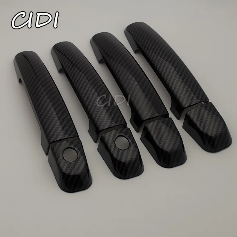 for Suzuki Swift 2004-2013 carbon fiber look Accessories Door Handle Covers 2005 2006 2007 2008 2009 2010 2011 2012 Car Styling