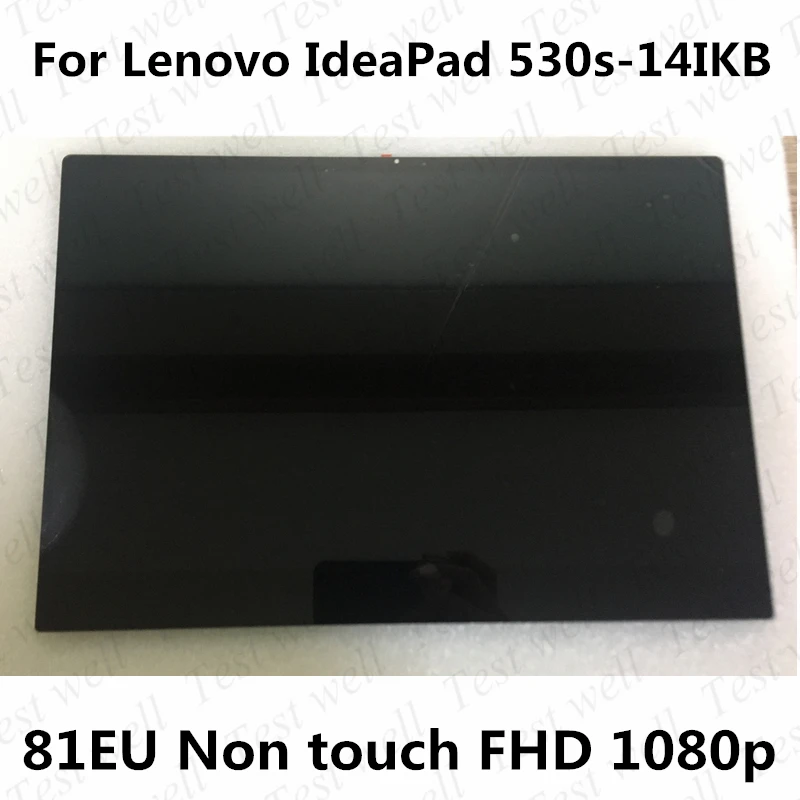 

NEW For lenovo IdeaPad 530s-14 530s-14ikb 81EU LAPTOP 14.0''FHD LCD LED glass Screen no-Touch Display Digitizer Screen assembly