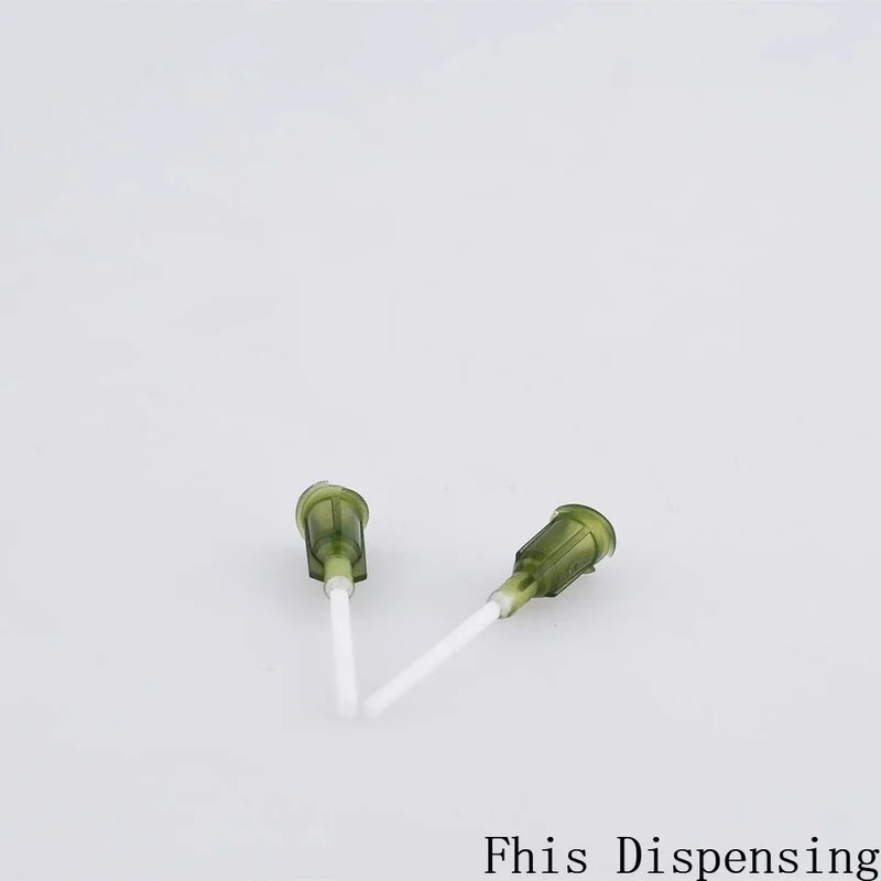 الغراء الاستغناء إبرة أنبوب طول 25 مللي متر 1 بوصة 14 جرام PP إبرة مرنة حزمة من 20