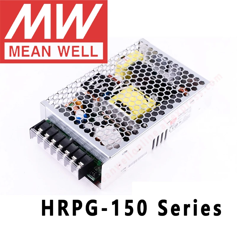 

Mean Well HRPG-150 series DC 3.3V 5V 7.5V 12V 24V 36V 48V meanwell 150W single output with PFC Function Switching Power Supply