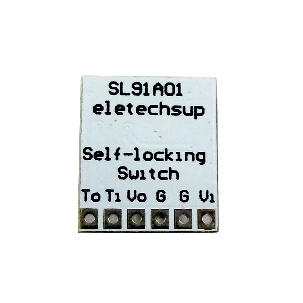 Módulo de interruptor de autobloqueo biestable, controlador LED, relé, placa electrónica táctil, 5V, 12V, 2A