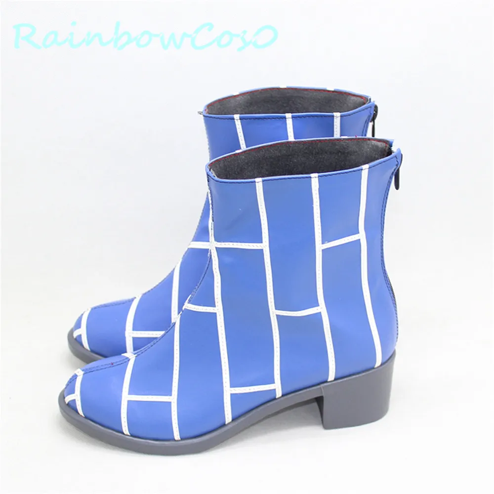 Rainbowcos0 sapatos cosplay jojo bizarro aventura jolyne cujoh jolyne kujo botas adereços jogo anime halloween