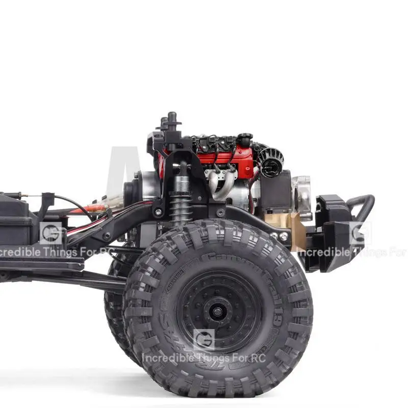 1 szt. Silnik silnik elektryczny wentylator chłodnicy ss7 V8 do 1:10 silnika Rc oś samochodu Scx10 90046 Trx4 Redcat Ls7 V8