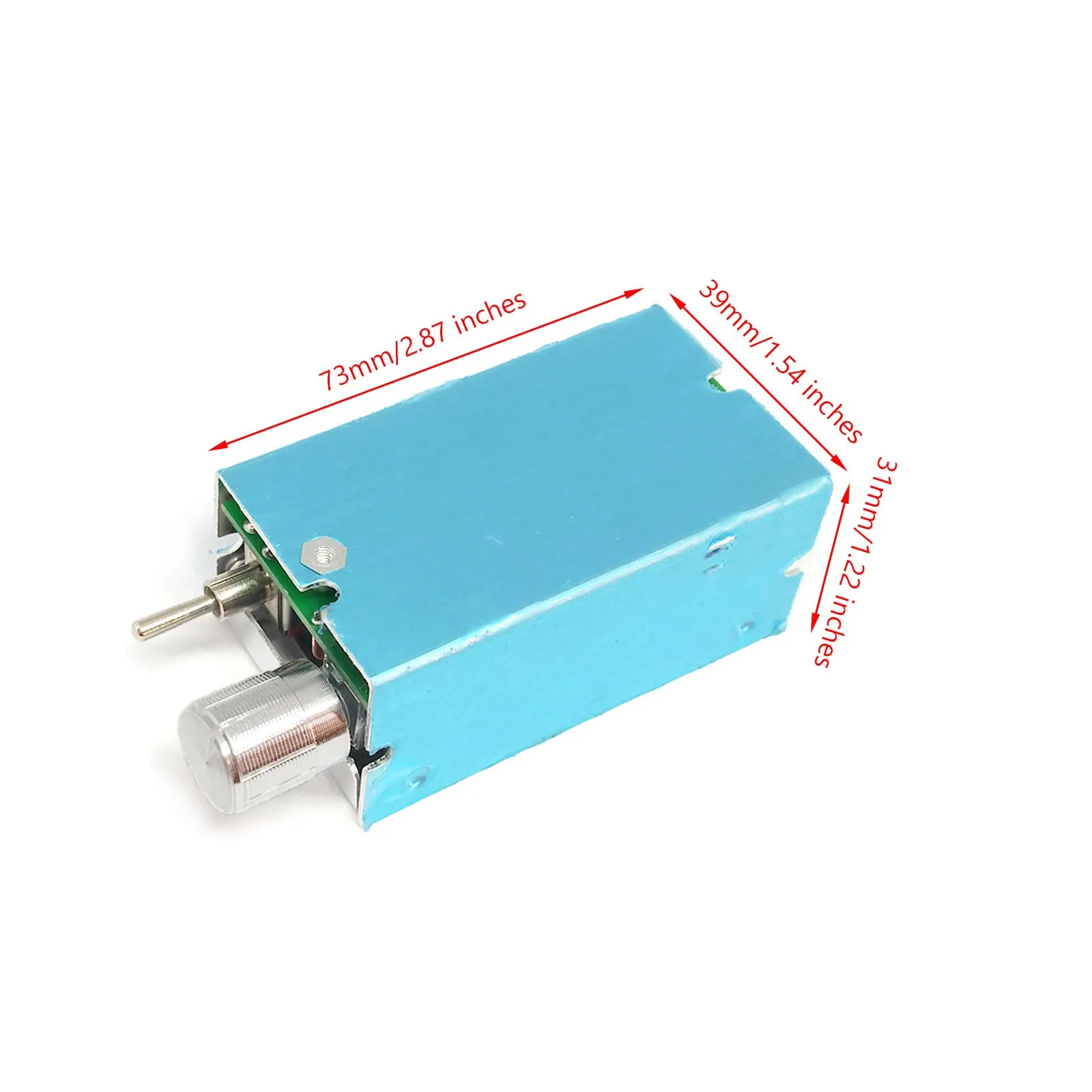 Areyourshop DC Motor Speed Controller Reversible PWM Reversing Control Switch 12/24V 40V