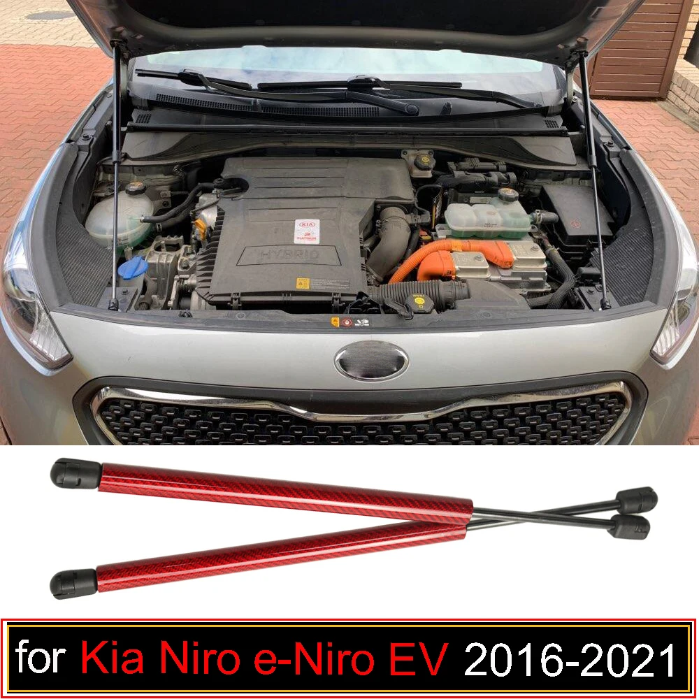 Dla Kia Niro (DE) e-Niro EV 2016-2022 Przednia maska silnika Modyfikacja amortyzatorów gazowych Wspornik amortyzatora Wspornik pręta Sprężyna tłoka