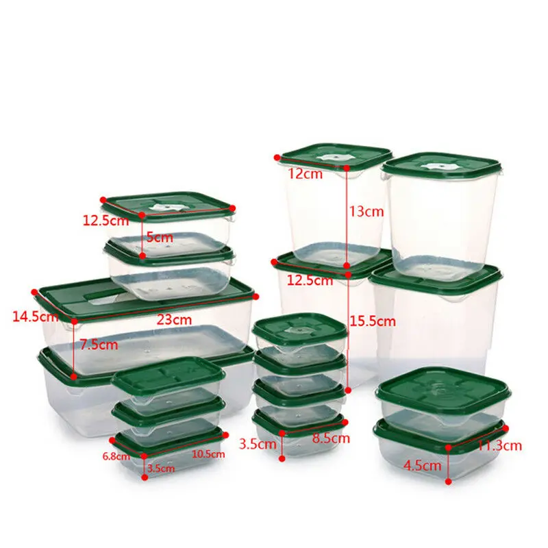 High-end Thick Plastic Food Storage box portable Containers Saver Container