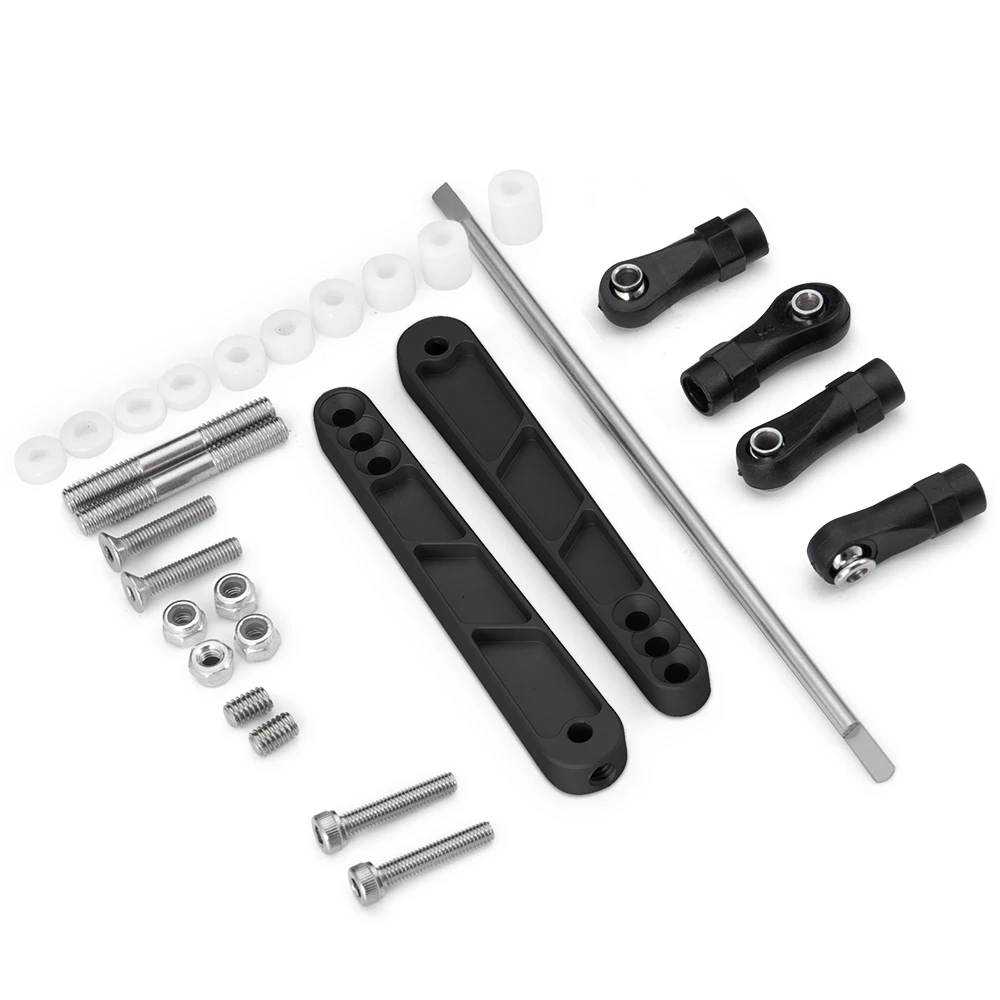 YEAHRUN 1Set Aluminum Alloy Anti-Tilt Rod Kit for Axial Wraith RR10 90048 90053 yeti 90025 90026 90050 1/10 RC Crawler Car Parts