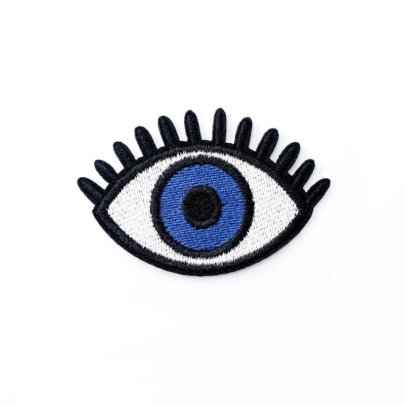 Eye (Size:7.9x5.8cm) Cloth Badges Mend Decorate Patch Jeans Bag Hat Clothes Apparel Sewing Decoration Applique Badge Patches