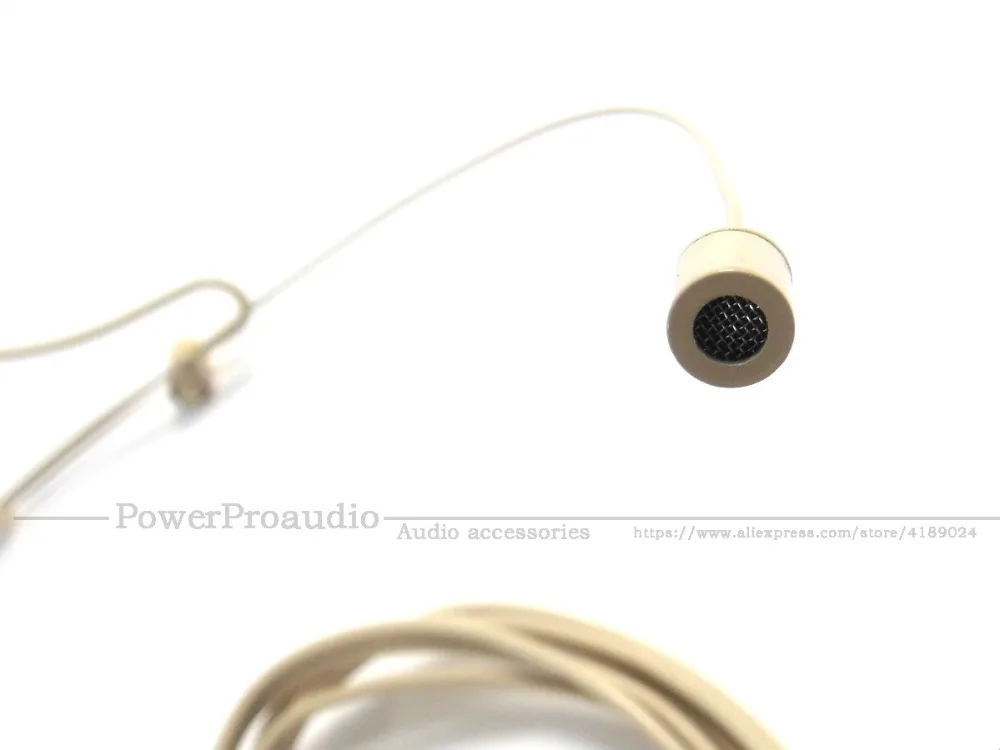 Hiqh qualidade 5 pçs headworn condensador fone de ouvido microfone para sennheiser sem fio corpo-pack transmissor 3.5mm parafuso bloqueio plug