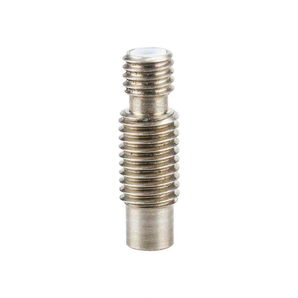 10PCS E3D V6 Heat Break Hotend Throat  For 1.75mm 3.0mm All-Metal / with PTFE, Stainless Steel Remote Feeding Tube Pipes