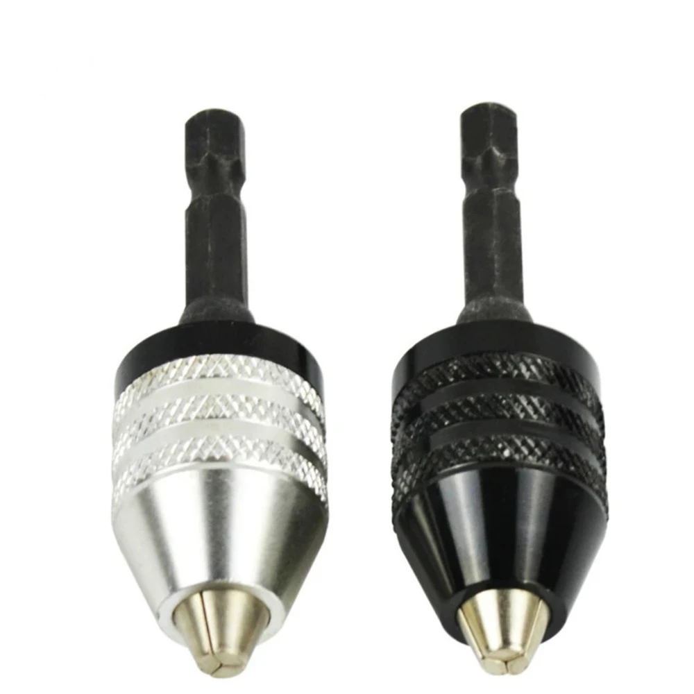 

0.3-3.4/6.5 mm 1/4" Three-jaw Conversion Chuck Change Adapter Mini Keyless Hexagonal Handle Drill Power Tools Accessories