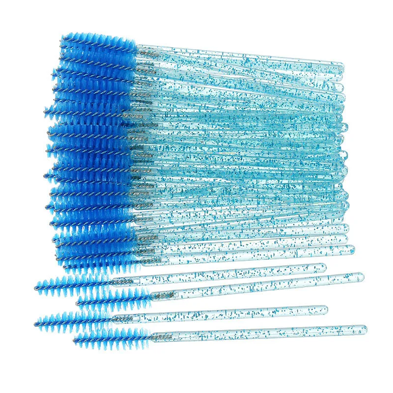 50pcs Portable Brush Women's Fashion Disposable Brushes For Eyelashes Apllicators Spoolers Comb Tools