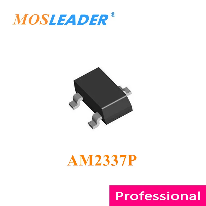 

Mosleader AM2337P SOT23 3000PCS AM2337P-T1-PF AM2337 Made in China High quality P-Channel 20V 30V