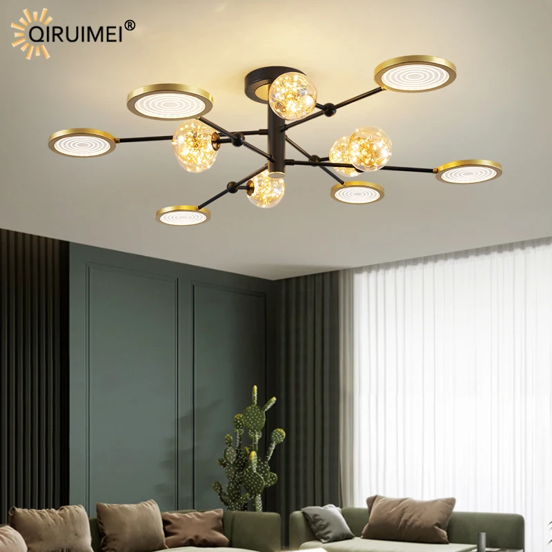 

Nordic New Modern LED Chandeliers Lights Luminaire For Bedroom Living Dining Room Kitchen Apartment Villa Lamps Indoor Lighting