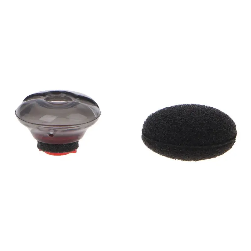 ปลั๊กอุดหูหูฟังเคล็ดลับซิลิโคนหูแผ่นหูฟัง Eargels โฟมสีดำสำหรับ Plantronics Voyager 5200