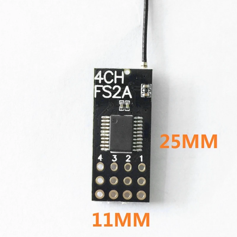 2X FS2A 4CH AFHDS 2A Mini Compatible Receiver PWM Output For Flysky I6 I6X I6S Transmitter