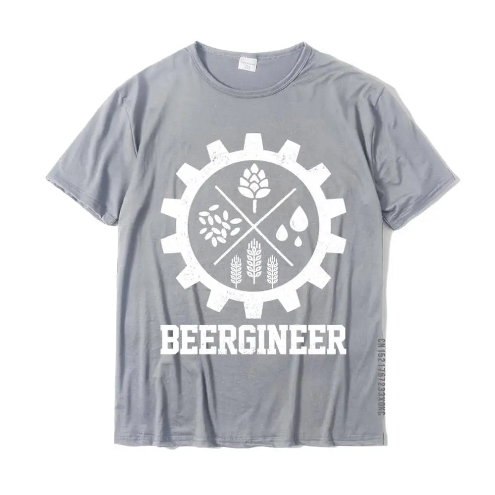 Beergineer Homebrew Home Brewing Craft Beer Brewer Gift Sweatshirt Tops & Tees Oversized Design Cotton Men Tshirts Design