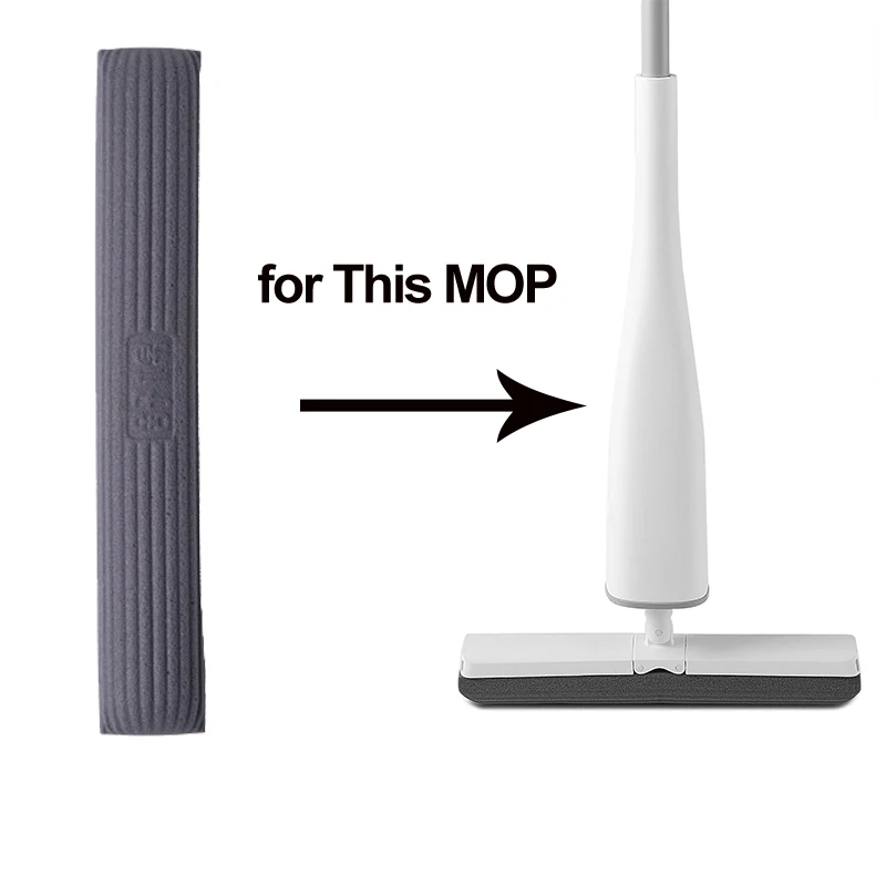 Eyliden PVA Sponge Mop Heads Apply to Automatic Self-Wringing 360 Degree Rotating Flat Mop Free Hand Washing for Floor Clean