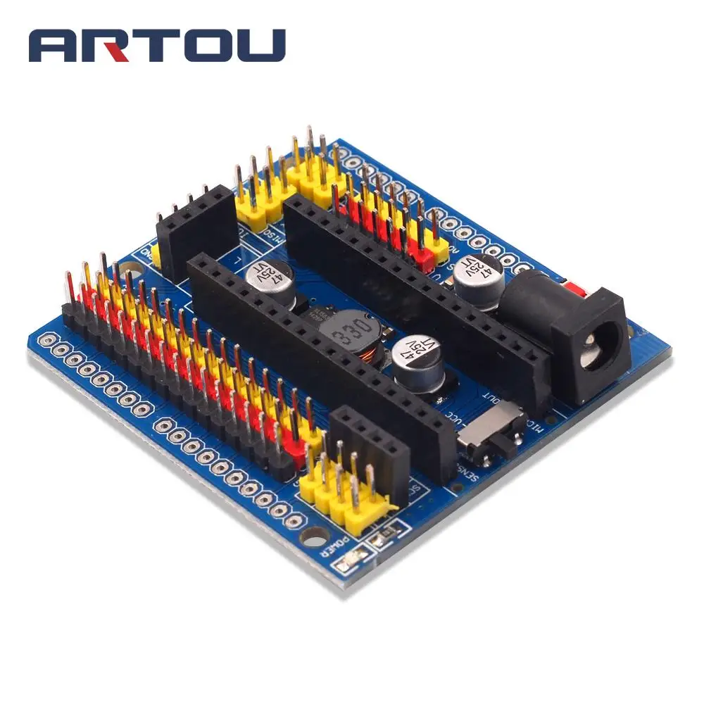 Module For Arduino Nano V3.0 3.0 I/O IO Expansion Board Micro Sensor Shield Module Leonardo one