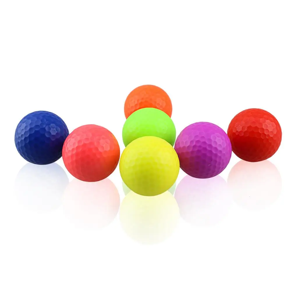 

CRESTGOLF 8pcs/Pack Golf Balls 2 Layers Golf Practice Balls 8 Colors for Your Choice Golf Accessories